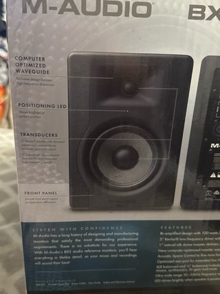 M-Audio BX5 D3 Monitores Estudio (Pareja)