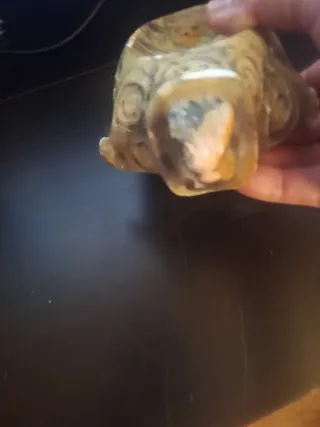 Tortuga de ónix decorativa