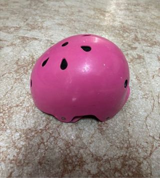 Casco de bici rosa