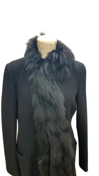 Armani cappotto lana e pelliccia L/XL