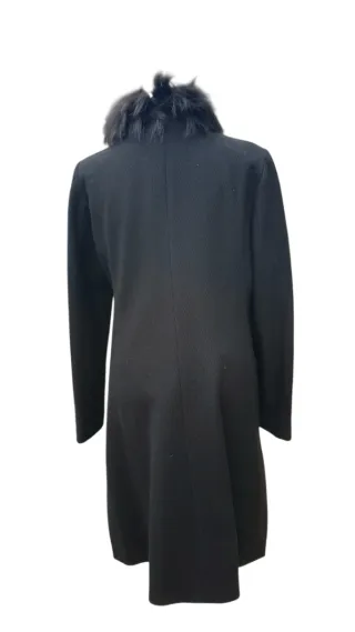 Armani cappotto lana e pelliccia L/XL