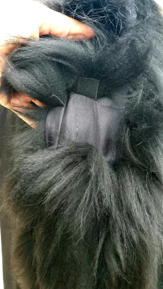 Armani cappotto lana e pelliccia L/XL