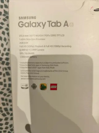 Samsung Galaxy Tab A6 Blanca