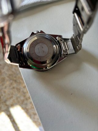 Reloj Gatsby Hombre Negro y Plateado