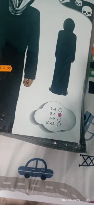 Disfraz Scream Talla 5-6 años