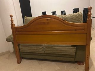 Cabezal de cama de madera