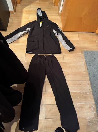 Chubasquero Moto Impermeable Negro