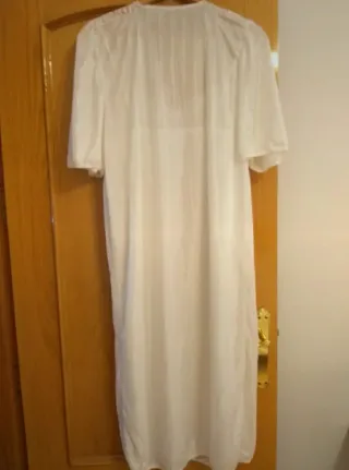 Camisón y bata novia blanco