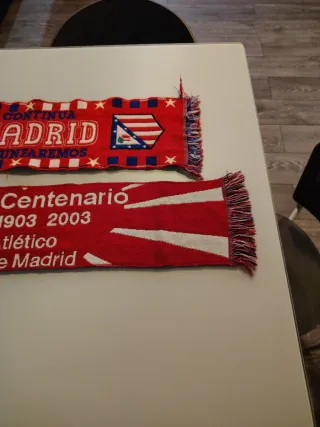 Lote 2 sciarpe Atlético de Madrid