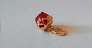Charm Pandora Mela Avvelenata Oro Rosso