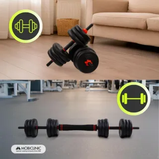 Set Mancuernas Ajustables 20kg