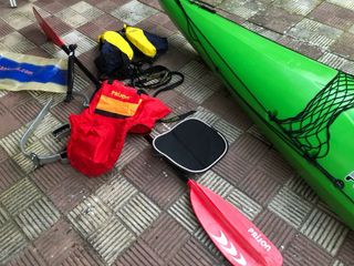 Piragua Prijon Calabria con extras