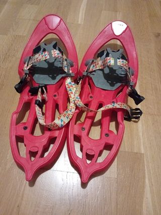 Raquetas de nieve infantiles rojas TSL