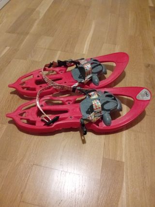 Raquetas de nieve infantiles rojas TSL