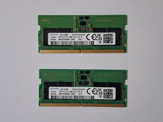 RAM 16GB DDR5 4800MHz 2x8GB Samsung para portatil