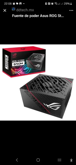 1 Fuente Alimentación PC (a escoger)