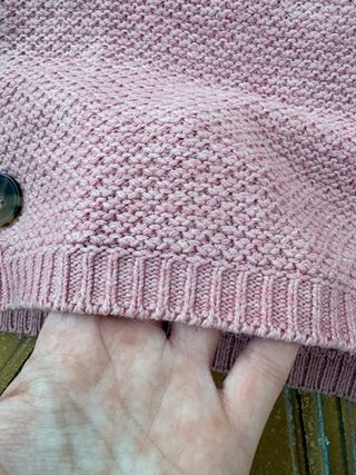 Jersey rosa botones laterales