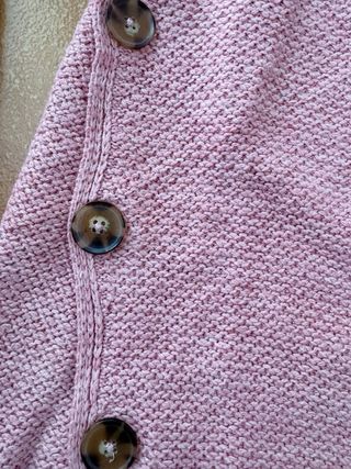 Jersey rosa botones laterales