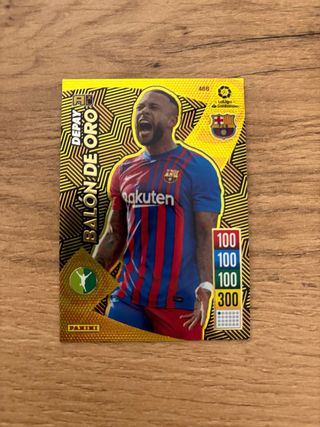 Carta Depay Balón de Oro Panini