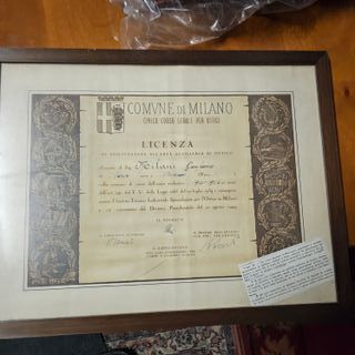 Diploma Collegio dei Ragionieri Milano