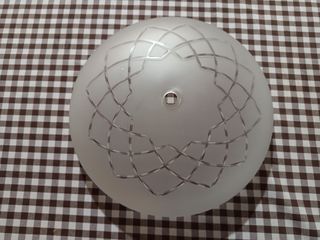 Tulipa Vidrio Esmerilado Diseño Tallado