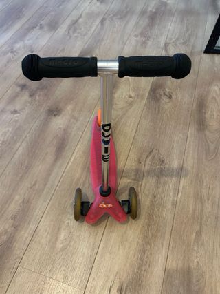 Patín 3 ruedas Micro rosa