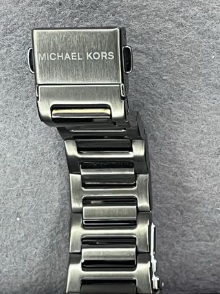 Reloj Michael Kors Cronógrafo Negro/Plata