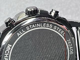 Reloj Michael Kors Cronógrafo Negro/Plata