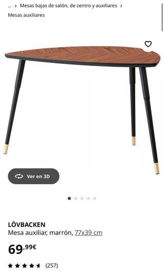 Mesa de salón Ikea (sin patas)