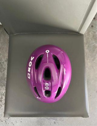 Casco B-Twin Bambino 52-56cm Viola