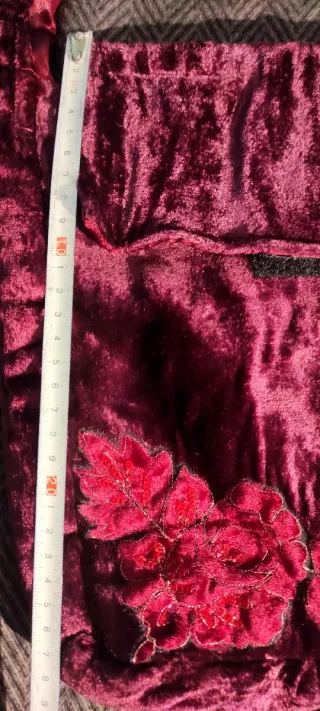 Bolso de mano vintage terciopelo