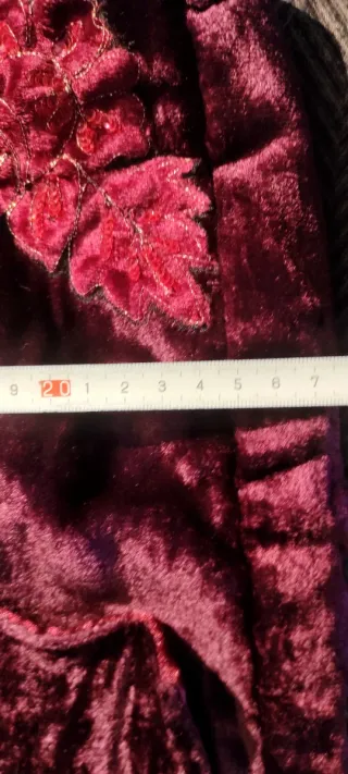 Bolso de mano vintage terciopelo