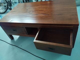 Mesa de centro Banak madera maciza.