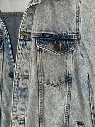 Pull & Bear Chaqueta Vaquera Hombre Talla L