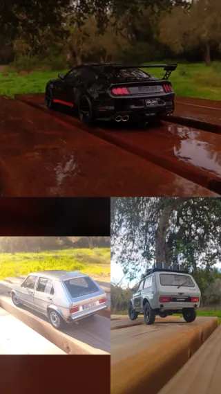 Conjunto 3 Coches Solido 1/18  !!OFERTA!!