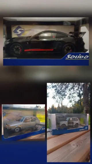 Conjunto 3 Coches Solido 1/18  !!OFERTA!!