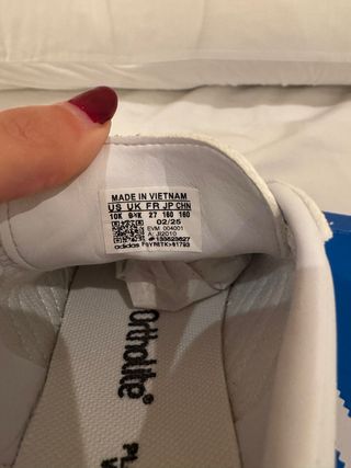 Adidas Samba Niñas Talla 27 Blanca y Azul