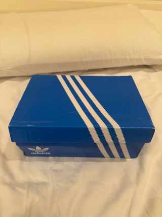 Adidas Samba Niñas Talla 27 Blanca y Azul