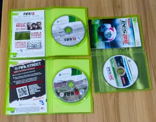 🇪🇦 Lote 3 juegos Xbox 360 FIFA 13, 12 y PES 2010