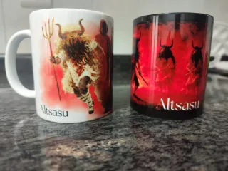 Tazas de cerámica con diseño