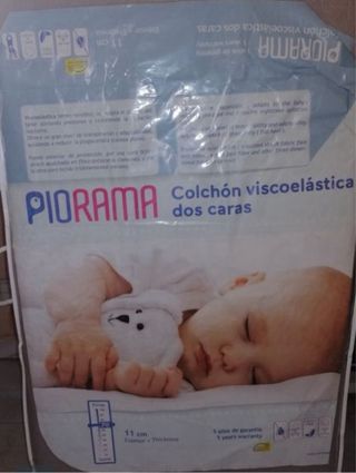 Colchón cuna PIORAMA 60x120 viscoelástico