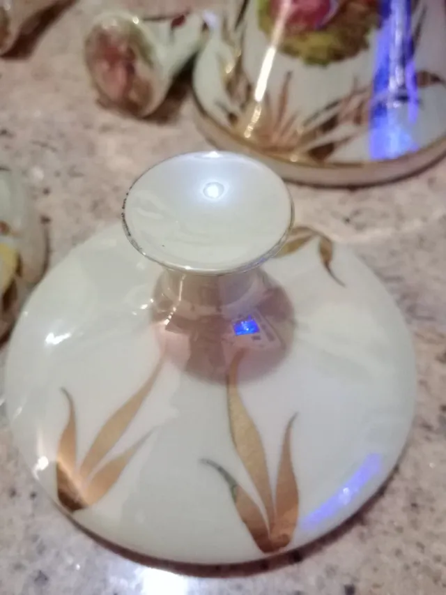 Juego tocador vintage porcelana