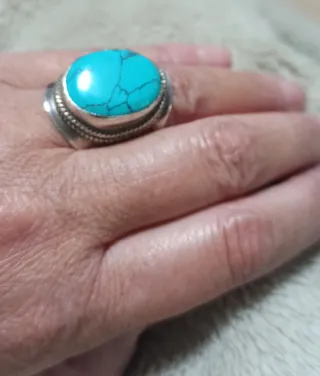 Anillo Plata y Turquesa