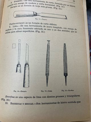 Libro de manual de carpintero y ebanista