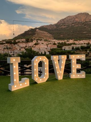 Decoración para boda.