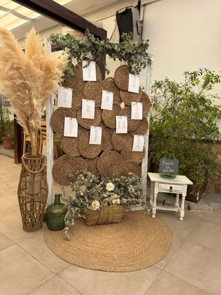 Decoración para boda.
