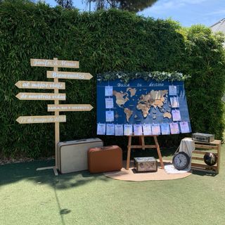 Decoración para boda.