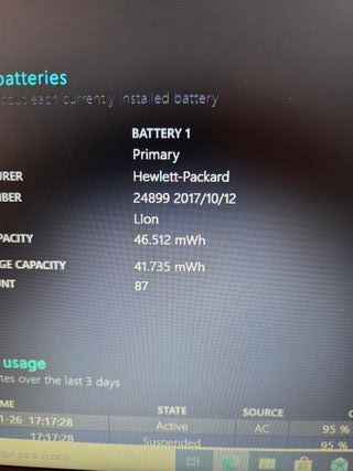 Portátil HP Core i5 8GB RAM 240GB SSD 14 W10PRO