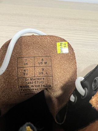Botas Dr. Martens Tachuelas Talla 41