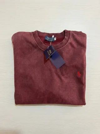 Sudadera Polo Ralph Lauren bordó